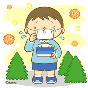 花粉症　男の子