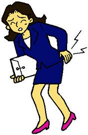 腰痛イラスト女性75%